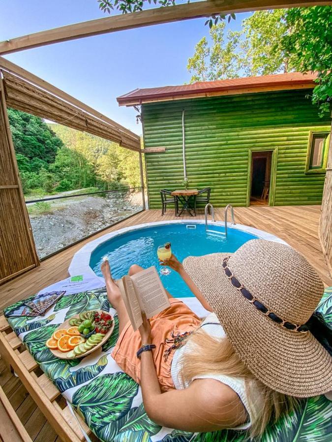 Doga Su Minimal Evler Villa ซาพานจา ภายนอก รูปภาพ