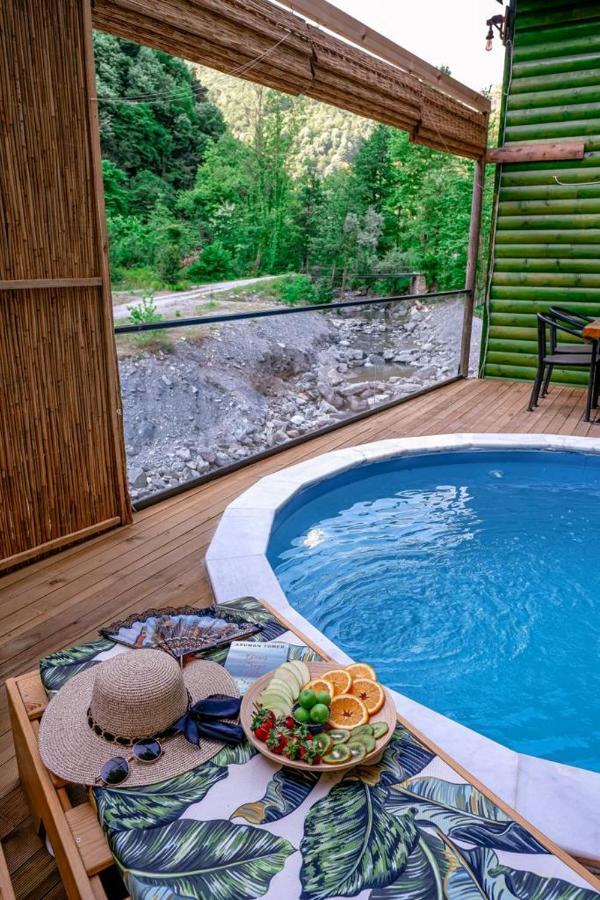 Doga Su Minimal Evler Villa ซาพานจา ภายนอก รูปภาพ